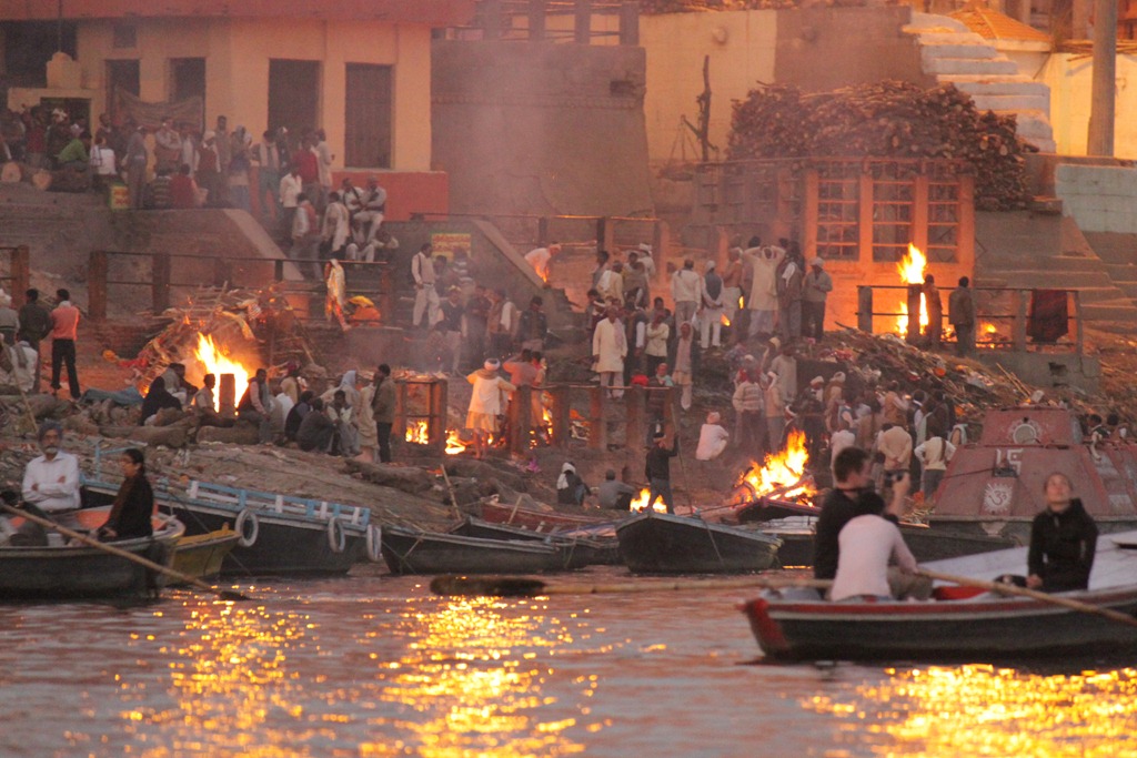 Crematorio en el Ganges